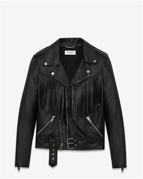 ysl fringe jacket|farfetch ysl jackets.